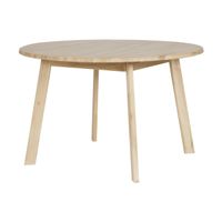 Woood Disc eettafel Ø120 cm naturel - thumbnail