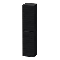 Hoge Kast Duravit D-Neo Kolomkast Wand 176 cm Rechtsdraaiend Mat Eiken Zwart Duravit - thumbnail