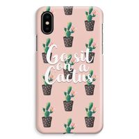 Cactus quote: iPhone XS Max Volledig Geprint Hoesje - thumbnail