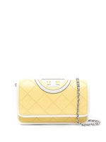 Tory Burch sac à bandoulière à design matelassé - Jaune - thumbnail