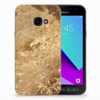 Samsung Galaxy Xcover 4 | Xcover 4s TPU Siliconen Hoesje Marmer Creme - thumbnail