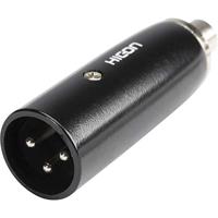 Hicon HI-X3CI-MF XLR-adapter XLR-stekker - RCA-bus 1 st.