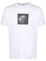 Stone Island t-shirt en coton à imprimé Compass - Blanc - thumbnail