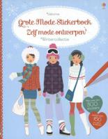 Usborne Publishers Grote mode stickerboek   zelf mode ontwerpen wintercollectie