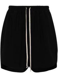 Rick Owens drawstring-waist side-slit shorts - Noir