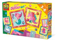 SES Creative knutselset Glitter Art junior knoeivrij 357-delig