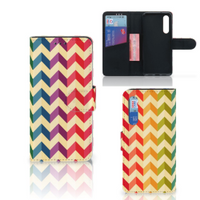 Xiaomi Mi 9 SE Telefoon Hoesje Zigzag Multi Color - thumbnail