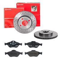 Remmenset, remschijf BREMBO, Remschijftype: Geperforeerd / Geventileerd, Inbouwplaats: Vooras, u.a. für Ford, Mazda - thumbnail