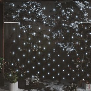 VidaXL Kerstnetverlichting 306 LED&apos;s binnen en buiten 3x3 m koudwit