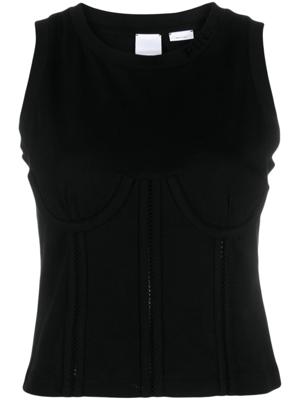 PINKO Katoenen top - Zwart