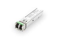 DIGITUS Universele Gigabit SFP-module - 1,25 Gbit/s - Mini GBIC - voor single-mode glasvezelkabel - LC Duplex - 1550 nm golflengte - 80 km bereik - Plug & Play