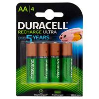 Duracell Rechargeable AA, 4 Stuk