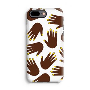 Hands dark: iPhone 8 Plus Tough Case