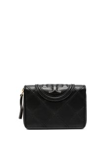 Tory Burch portefeuille Fleming Soft à design pliant - Noir