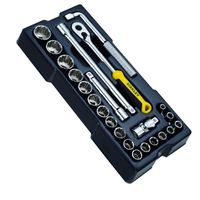 Stanley handgereedschap Transmodule Doppenset ½” 6-kant 23-delig - STMT1-74173 - STMT1-74173 - thumbnail