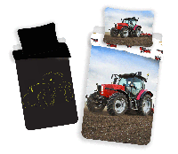 Sweet Home Dekbedovertrek trekker rood Glow in the Dark - 140 x 200 cm