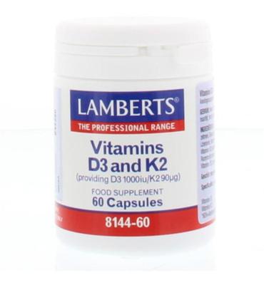Lamberts Vitamine D3 En K2 (60ca) Lamberts Vitamine D3 En K2 (60ca)