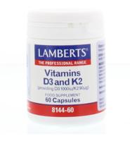 Lamberts Vitamine D3 En K2 (60ca)