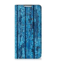 Samsung Galaxy S22 Plus Book Wallet Case Wood Blue - thumbnail