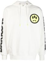 BARROW hoodie en coton à logo imprimé - Blanc