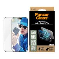 PanzerGlass Matte Surface Screen Protector voor Apple iPhone 16 Pro 6.3 inch 2024| Gemaakt voor gamers, hoge aanraakgevoeligheid, val-/krasbescherming, rand tot rand dekking, eenvoudig te installeren