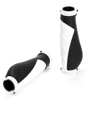 XLC Ergonomische handvatten (Kleur: zwart/wit)
