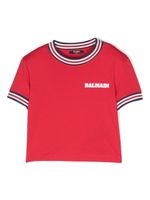 Balmain Kids sweat à logo imprimé - Rouge - thumbnail