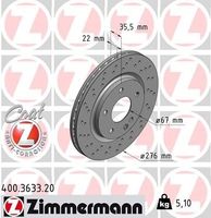 Remschijf Coat Z 400363320