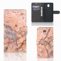 Samsung Galaxy J7 2017 | J7 Pro Bookcase Marmer Oranje