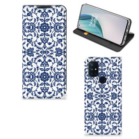 OnePlus Nord N10 5G Smart Cover Flower Blue - thumbnail