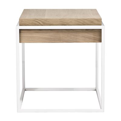 Ethnicraft Monolit Bijzettafel Wit Small