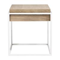 Ethnicraft Monolit Bijzettafel Wit Small