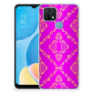 Siliconen Hoesje OPPO A15 Barok Roze