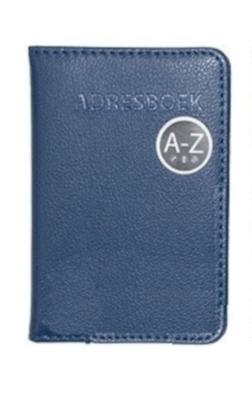 Verhaak adresboek 9 x 13 cm kunstleer blauw Verhaak adresboek 9 x 13 cm kunstleer blauw