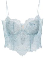 Ermanno Scervino haut en dentelle - Bleu