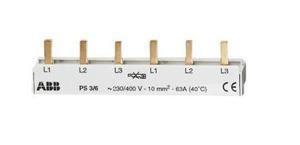 ABB 2CDL231001R1006 Faserail Aantal rijen 3 Grijs 3-polig 10 mm² 1 stuk(s)