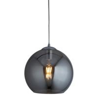 Searchlight Hanglamp Balls Ø 35cm chroom met smoke glas 1635SM