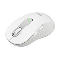 Logitech Signature M650 L Full-Size Draadloze Muis – Voor grote handen, 2 jaar batterijduur, stil klikken, aanpasbare zijknoppen, Bluetooth, voor pc/Mac/meerdere apparaten/Chromebook - Wit