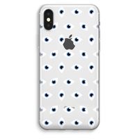 Eyes pattern: iPhone XS Max Transparant Hoesje