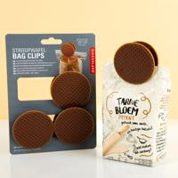 Stroopwafel Bag Clip (Set Van 4)