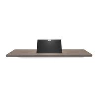 Looox Wooden collection bath shelf 78cm met houder mat zwart eiken mat zwart WBSHELF78MZ