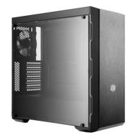 MasterBox MB600L - Midtowermodel - ATX - geen voeding (ATX) - USB/Audio - zwart met gunmetal rand - zonder ODD