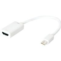 LogiLink CV0036B video kabel adapter 0,15 m mini Displayport HDMI Wit - thumbnail