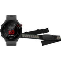 Garmin Forerunner 55 Grijs + Garmin HRM-DUAL Hartslagmeter Borstband Zwart