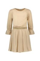 Like Flo Meisjes jurk metallic jersey - Champagne - thumbnail