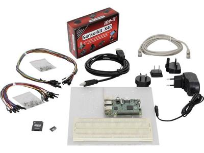 Joy-it Sensor Set Raspberry Pi 3 B 1 GB 4 x 1.2 GHz Incl. sensoren, Incl. breadboard, Incl. netvoeding, Incl. HDMI-kabel, Incl. Noobs OS Joy-it Sensor Set Raspberry Pi 3 B 1 GB 4 x 1.2 GHz Incl. sensoren, Incl. breadboard, Incl. netvoeding, Incl. HDMI-kabel, Incl. Noobs OS