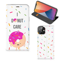 iPhone 12 | iPhone 12 Pro Flip Style Cover Donut Roze - thumbnail