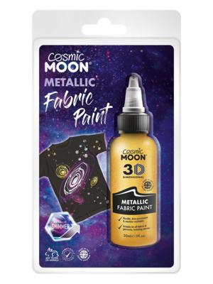 Cosmic Moon Metallic Textielverf Goud