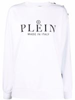 Philipp Plein sweat à logo imprimé - Blanc