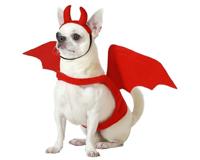 Atosa Duivel Hond Kostuum